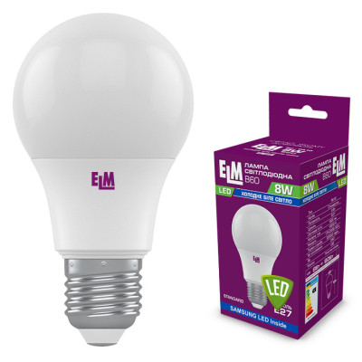 Лампочка ELM B60 8W PA10S E27 4000K (18-0186) Вінниця - фото 1