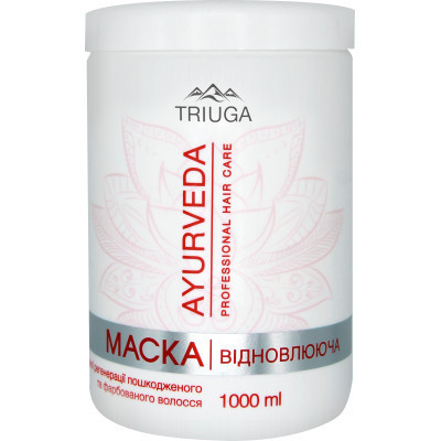 Маска для волос Triuga Ayurveda Восстанавливающая 1000 мл (8908003544847) Винница - изображение 1