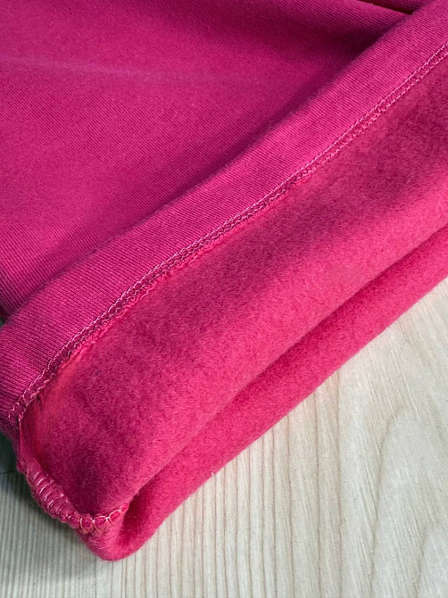 Штани жіночі OLIVIA 2236 спортивні кюлоти укорочені на флісі малинові, малиновий, ML Київ - фото 10