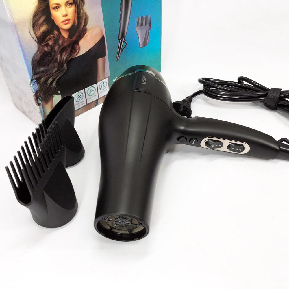 Фен для укладки прически VGR V-450, Фен с регулятором мощности и температуры Хороший для дома DU-71 Львов - изображение 3