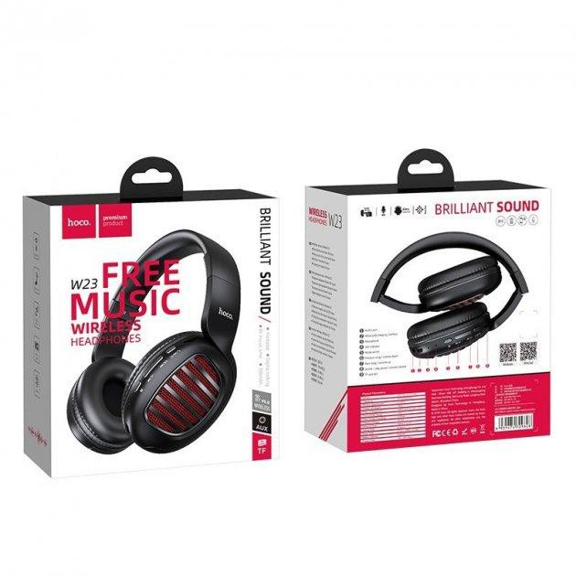 Наушники stereo гарнитура Hoco W23 Brilliant sound (Черный) Винница - изображение 5