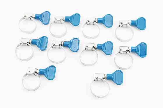 Хомут затяжний з ключем 16-25x9мм к-кт 10шт Київ