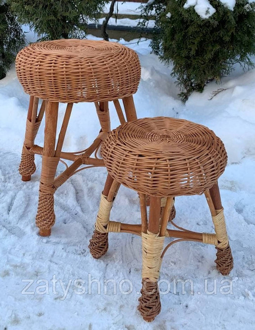 Табуретка плетеная разных размеров Киев - изображение 1