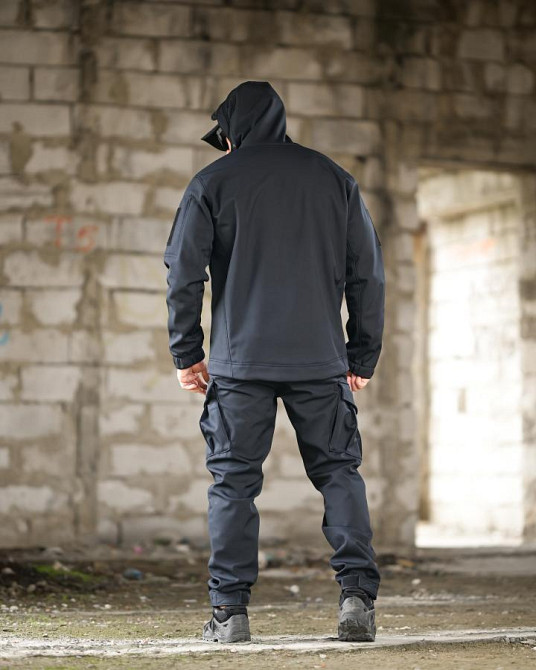 Демісезонний тактичний костюм софтшел DEMENTIOZ синій ДСНС ВТ6840 Одеса - фото 14