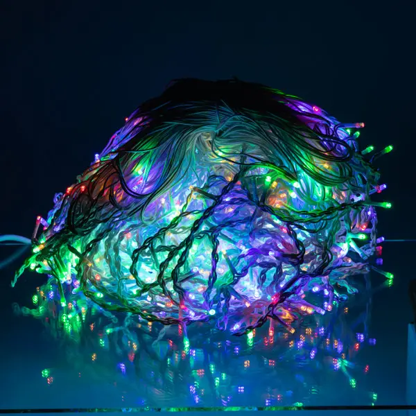 Гирлянда Бахрома 50 м, 600 LED, мультиколор Київ - фото 4