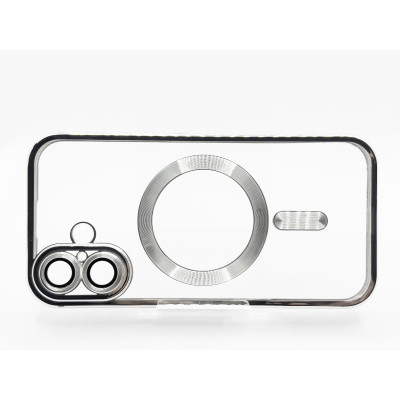 Чохол до мобільного телефона BeCover TPU Chrome Case (MagSafe) для Apple iPhone 16 Plus Silver (712078) Вінниця - фото 4