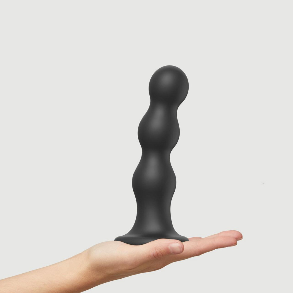 Насадка для страпона Strap-On-Me Dildo Plug Balls Black XL Sex Aura Київ - фото 2