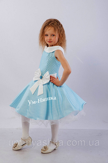 Стиляги детское нарядное платье в горох Кривой Рог - изображение 4