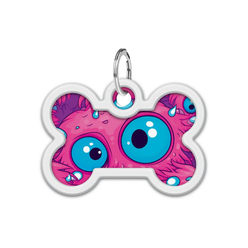 Адресник для собак и кошек металлический WAUDOG Smart ID с QR паспортом, рисунок 