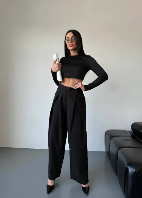 Женские брюки палаццо с высокой талией - идеальный вариант для базового гардероба. Одесса - изображение 6