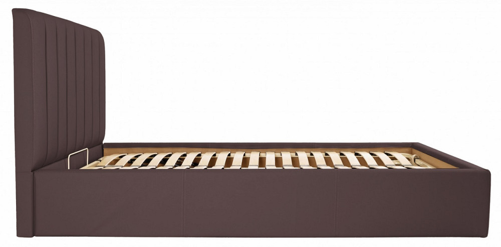 Кровать Двуспальная Sanam Comfort 160 х 200 см Fly 2231 С подъемным механизмом и нишей для белья Темно-коричневый Днепр - изображение 16