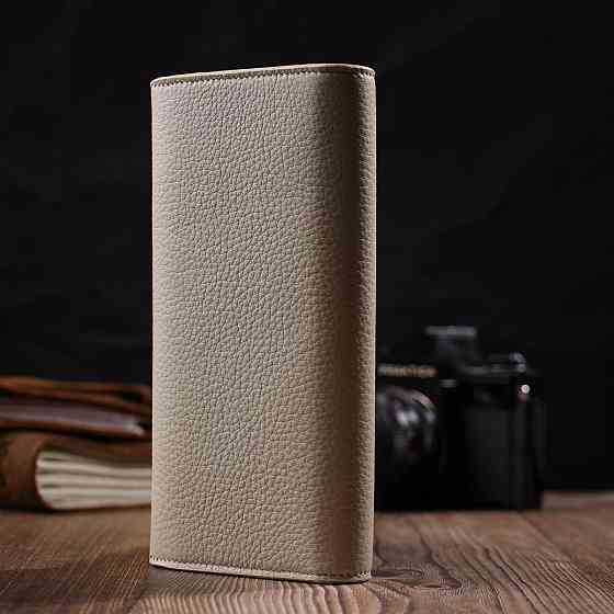 Цікавий жіночий гаманець з монетницею на блискавці з натуральної шкіри (Tony Bellucci) Київ