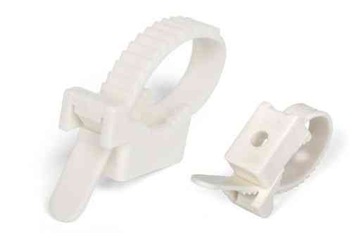 Кріплення ремінцеве біле 10х120 мм (пач 50 шт.) APRO Рівне