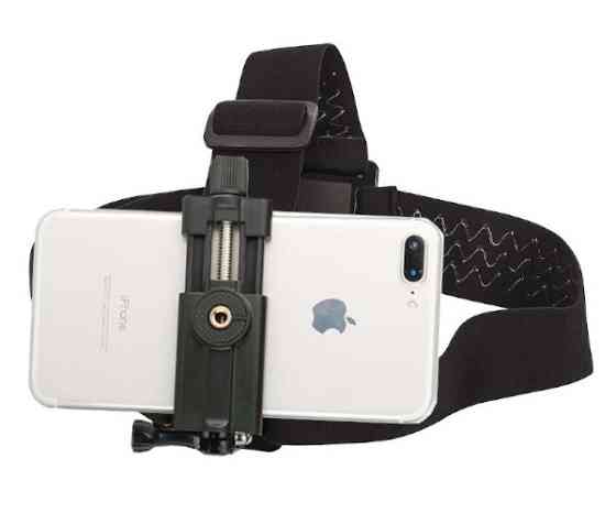 Кріплення телефону на голову з посиленим тримачем Київ