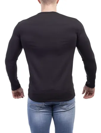 Чоловічий лонгслів із довгим рукавом і з мікроначосом Bono 950111 52 Київ