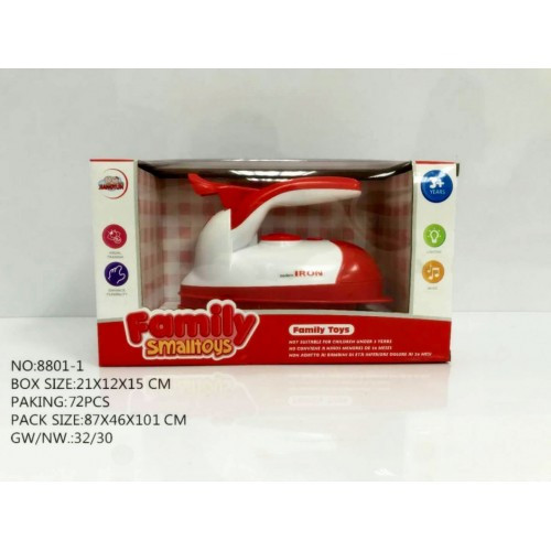 Утюг 8801-1 с паром батар.муз.свет.кор.28*11*16 /72/, шт Киев - изображение 1