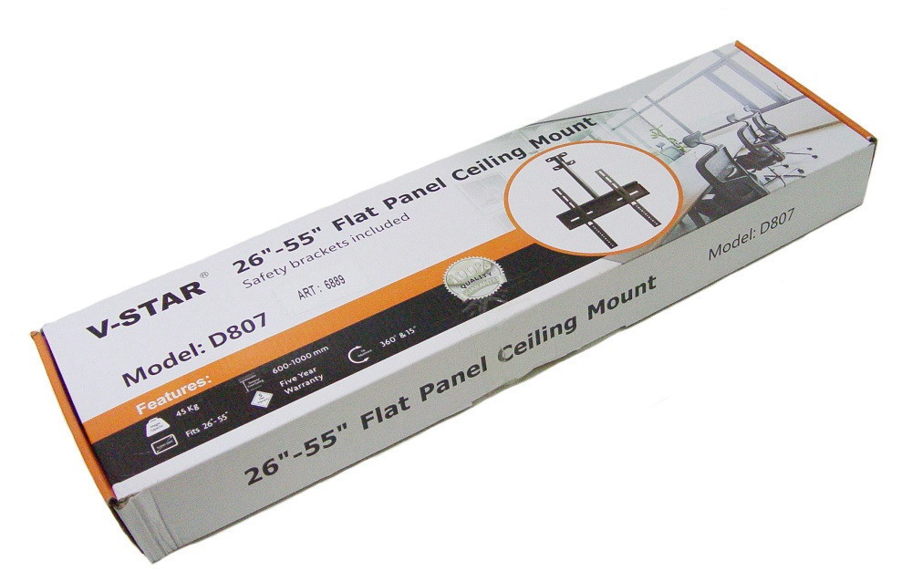 Кріплення для ТВ 807 26-55 стельове ART 6889/D 807 (10 шт./ясть) Одеса - фото 1