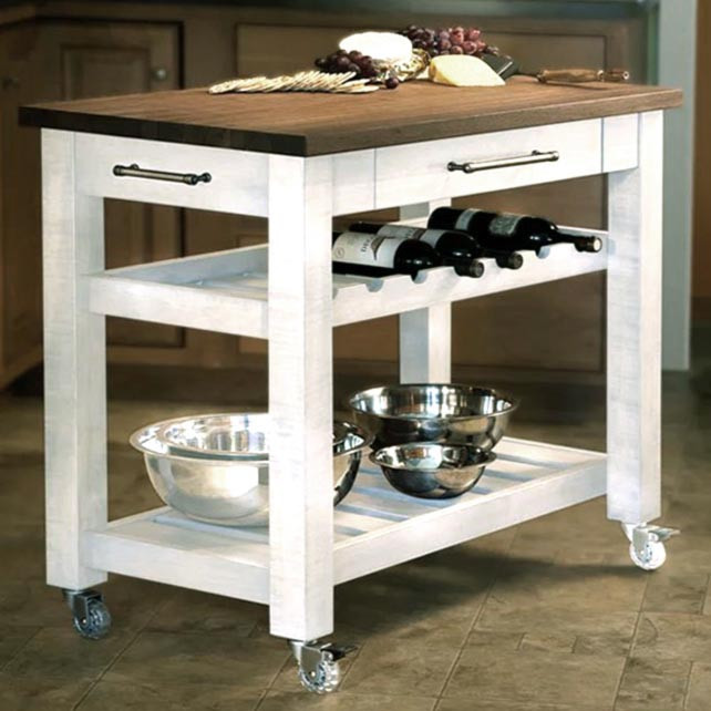 Стіл-візок "Робінс" зефір-капучино Миколаїв - фото 1