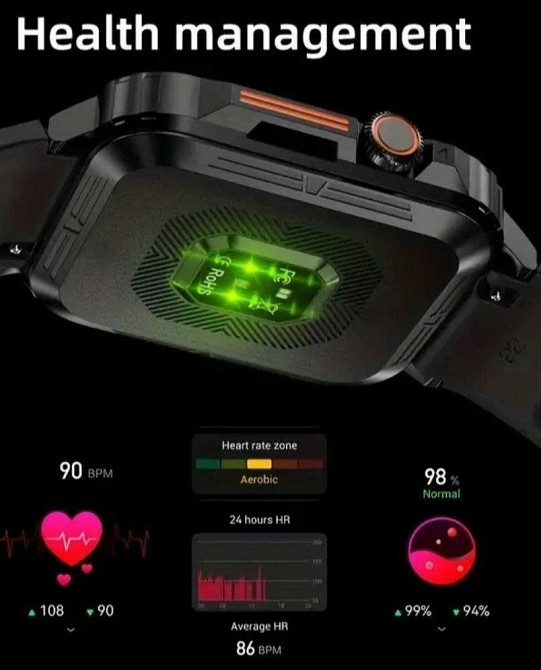 Нові спортивні годинники.
SENBONO Smartwacth Київ - фото 4