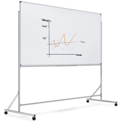 Флипчарт Sector двухсторонний магнитный, мело 200х100 см (MК-2010) Винница - изображение 1