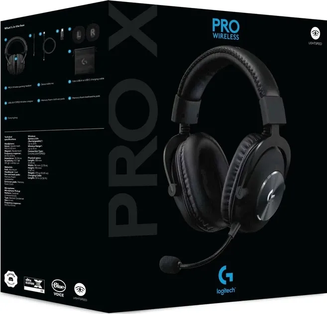 Наушники: Logitech G Pro X Wireless Black Харьков - изображение 3