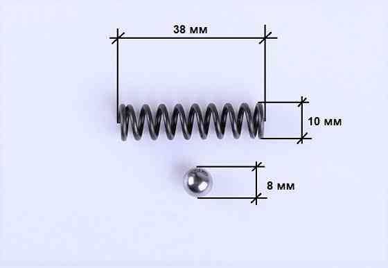 Пружина вилок передач 180N (+кулька) Мукачево