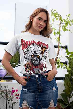 Футболка аниме Хоррор Аниме Дандадан Окарун оверсайз (S/M/L) Черний AnimeJ0280 Днепр