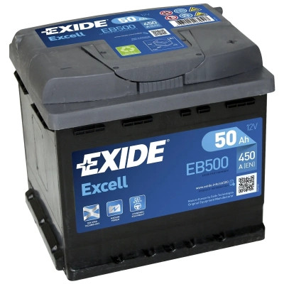 Акумулятор автомобільний EXIDE EXCELL 50A (EB500) Вінниця - фото 1