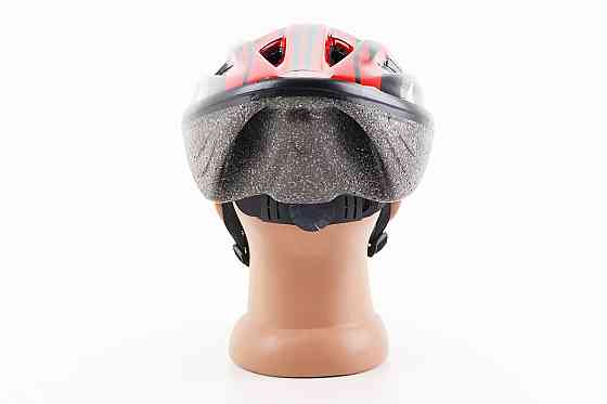 Шолом велосипедний M (54-57 см) знімний козирок, 12 вент. отворів, червоний MJ-004 Київ