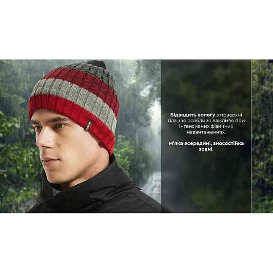 Водонепроницаемая туристическая шапка Dexshell Beanie Gradient (Красный) Винница