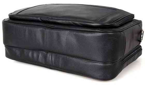 Сумка мужская для ноутбука 17 дюймов Черная (Vintage) Киев