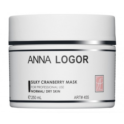 Шовкова зволожувальна маска з екстрактом журавлини Anna Logor Silky Cranberry Mask 250 мл Дніпро - фото 1
