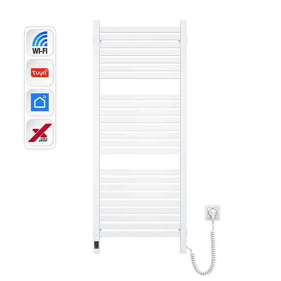 Електрична сушарка для рушників NAVIN Авангард X 480х1200 Sensor з WI-FI правобічна, біла Київ