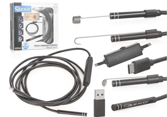 Ендоскоп камера інспекційна 5.5 мм GEKO G02942 Чернігів