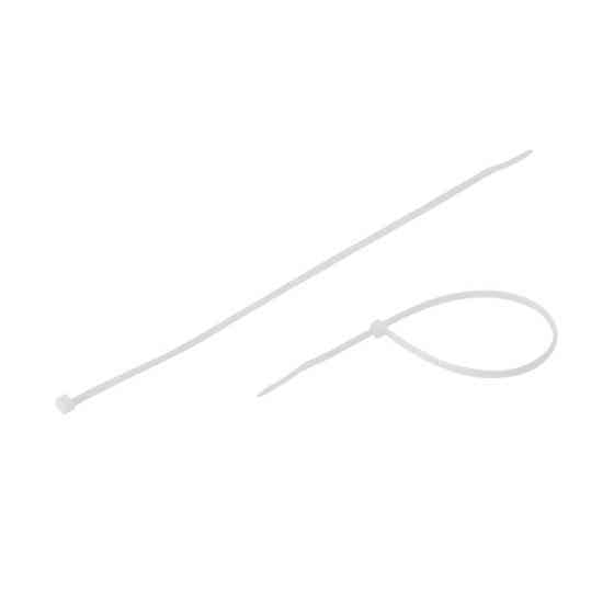 Хомут пластиковый, 2,5×200 мм, 100 шт/упак, белый INTERTOOL TC-2520 Киев