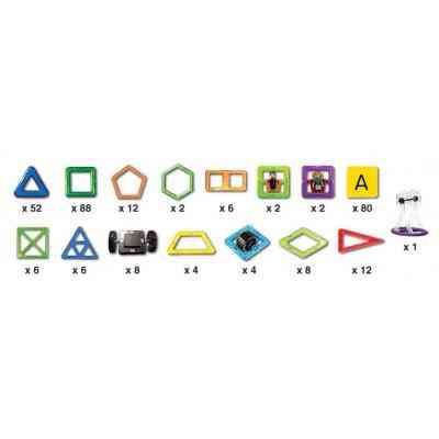 Конструктор Магнікон 300 деталей Plastic box (MK-300) Винница