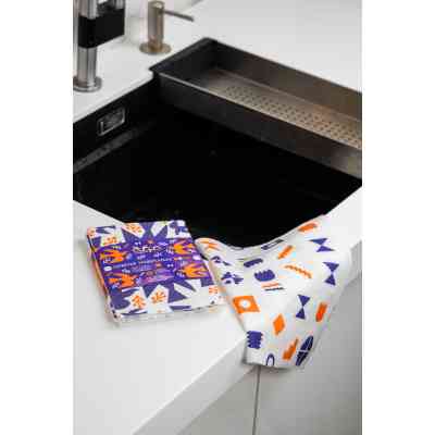 Салфетки для уборки Добра Господарочка Коллекция Выбойка Универсальные Белые с принтом 2 шт. (4820086524032) Винница