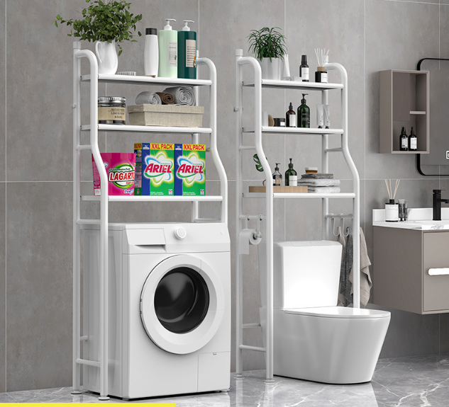 Полиця для ванної кімнати над туалетом чи біде, складна, біла полиця 47х160х25 см Кам'янець-Подільський - фото 8