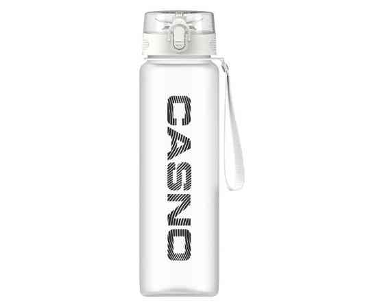 Пляшка для води CASNO 1050 мл KXN-1184 Біла Кам'янське