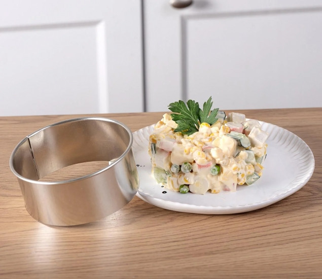 Металеві форми для оформлення страв кільця 4 шт Вінниця - фото 6