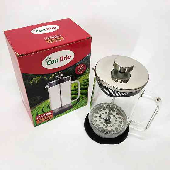 Ручний френч прес для чаю Con, Френч-прес для міцної кави, Френч-прес красивий Домашній SI-84 Івано-Франківськ