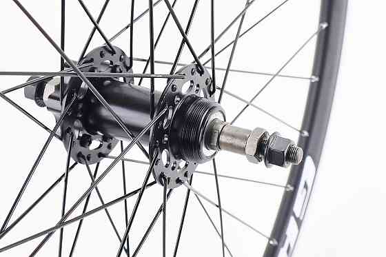 Колесо 27,5" заднє V/Disk-brake, обід та втулка 14Gx36H алюмінієві, під вільнобіг, кріпл. гайка, "GRAVITY" Бершадь