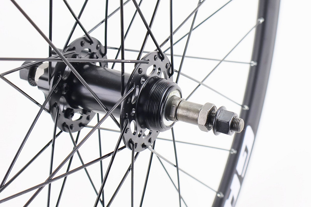 Колесо 27,5" заднє V/Disk-brake, обід та втулка 14Gx36H алюмінієві, під вільнобіг, кріпл. гайка, "GRAVITY" Бершадь - фото 3