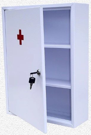 Настінна шафка для медикаментів "Пуркіне" зефір Миколаїв - фото 1