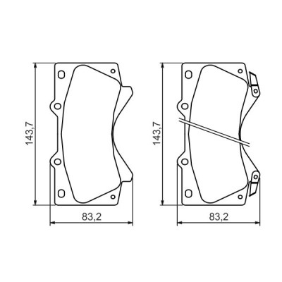 Гальмівні колодки Bosch 0 986 494 449 Вінниця - фото 2