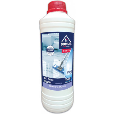 Засіб для миття підлоги Domus Лаванда 1 л (4820098541997) Вінниця - фото 1