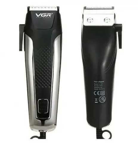 Машинка-триммер VGR V-120 для волосся та бороди з 8 насадками 3-20 мм, керамічні леза, чорний Одеса - фото 5