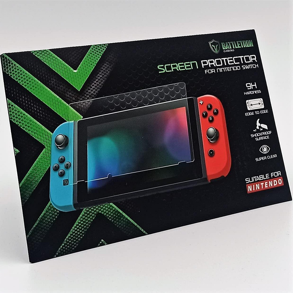 Защитное стекло Battletron Tempered Glass 9H для Nintendo Switch прозрачное 6.2