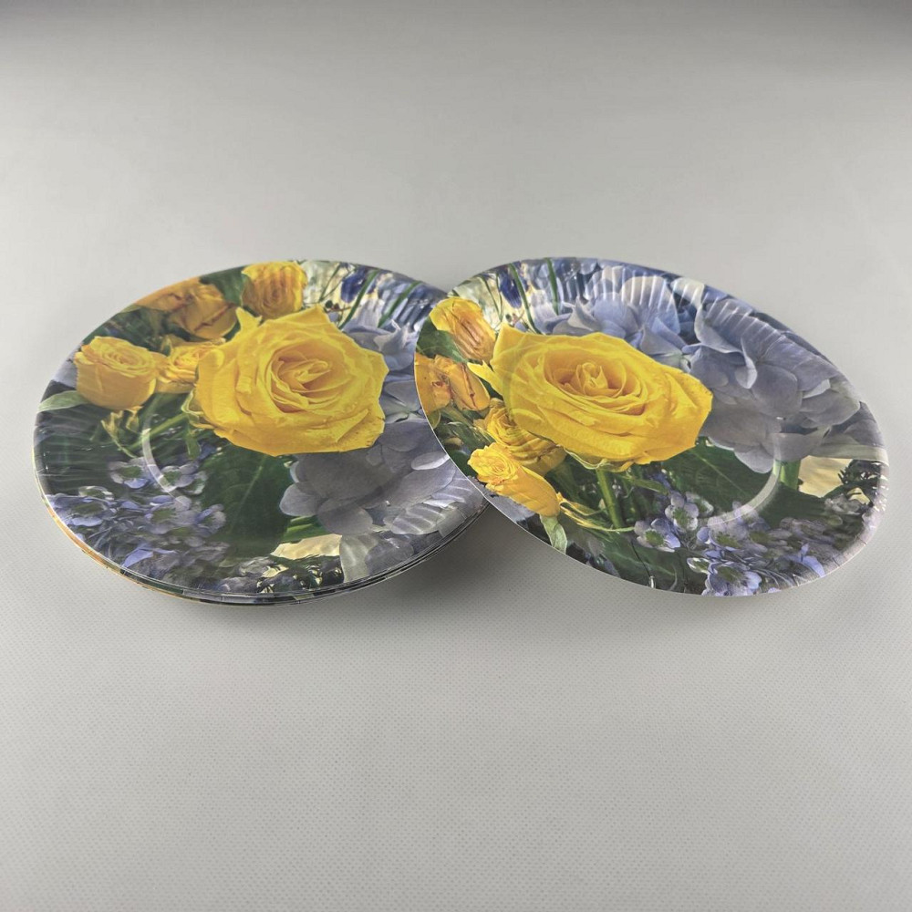 Тарелка бумажная 23см