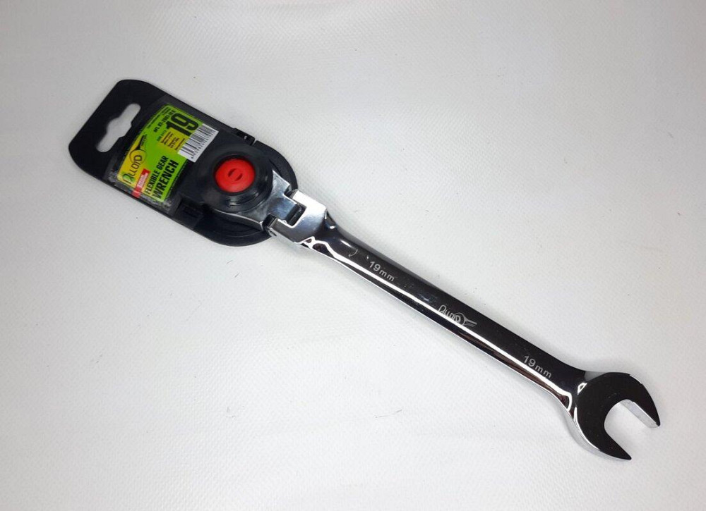 Ключ ріжково-тріскачний 19 мм. з карданом КТ-2081-19К Alloid Винница - изображение 1
